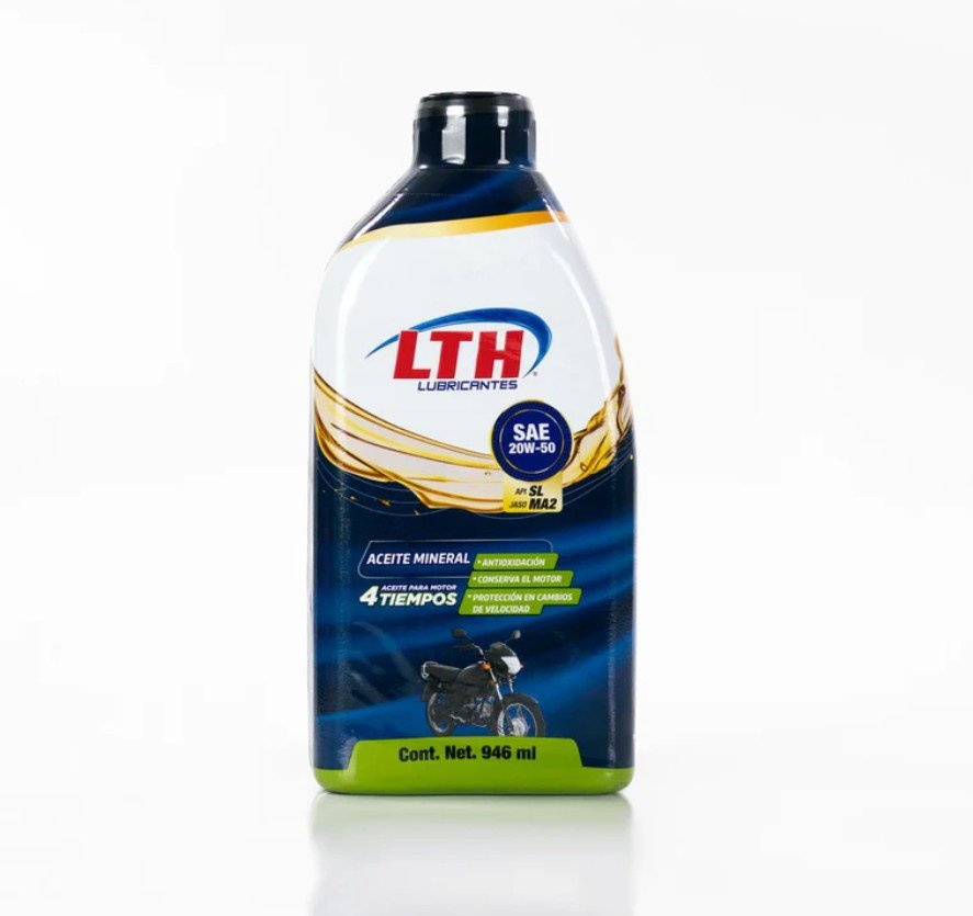 ACEITE LTH MOTO 4T 20W50 JASO MA2 946ML